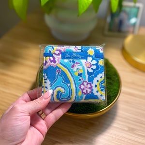 NEW VERA BRADLEY Capri Blue mini pocket notepad - LIMITED EDITION
